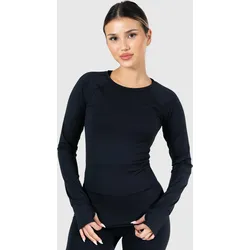 Damen Longsleeve Lorie Schwarz M