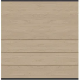 Traumgarten SYSTEM WPC XL Zaunfeld-Set Sand Anth.Leiste