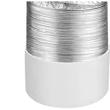 Anschluss für Abluftschlauch für Wäschetrockner, Lüftungsadapter für Trockner, einfache Installation, geeignet für Schlauch mit 10 cm, Zubehör für Waschmaschine und Wartung