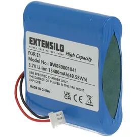 EXTENSILO Akku Ersatz für Pure E1 für digital Radio (13400 mAh, 3,7 V, Li-Ion)