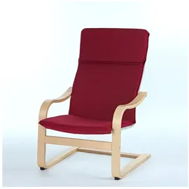 Möbel Akut Siesta Schwingsessel 59 x 59 x 108 cm kaminrot