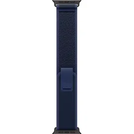 Apple Watch Ultra Trail Loop 49 mm Blau Titan Schwarz S/M