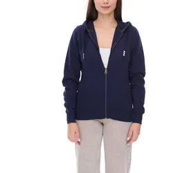 Elevate Arora Damen Sweat-Jacke mit Kapuze 300 g/m2 schlichte Baumwoll-Jacke Pullover 3821249 Navy - XS