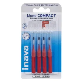 Inava Mono Compact Interdentalbürste rot 8 St.