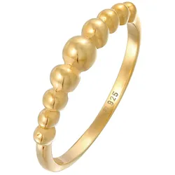 Elli Stapelring Kugel Dots Optik 925er Silber 56 Damen 