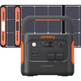 Jackery Solargenerator 1000 Plus 200W, 1264Wh Tragbare Powerstation mit 2x 100W Solarpanel, LiFePO4 Batterie, Erweiterbar auf 5kWh für Outdoor RV Camping