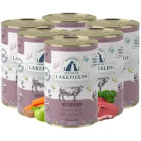 Lakefields Welpenfutter Rind 6 x 400 g