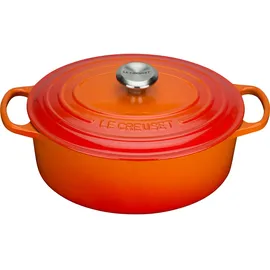 Le Creuset Signature Bräter 27 cm oval ofenrot