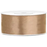 Partydeco Dekoration Geschenkband gold 25m