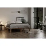 Gigapur G56 Doppelbett 180x200 cm Kiefer Natur Massivbett mit Lattenrost