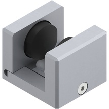 Helm GT-S 150 Bodenführung deckenbündige Montage Glas 8-12, 76 mm silber eloxiert