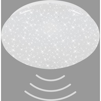 Telefunken - LED Deckenleuchte mit Bewegungssensor, Deckenlampe mit Tageslichtsensor, neutralweiße Lichtfarbe, 12 Watt, 1.200 Lumen, Weiß,