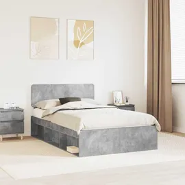 vidaXL Bettrahmen 120 x 200 cm Grau
