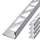 Dalsys Fliesenschiene L-Profil 5x 2,5m x 10mm Edelstahl Gebürstet Winkelprofil