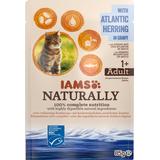 Iams Naturally mit Hering aus dem Atlantik in Sauce 85g