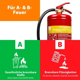 smartwares Schaumlöscher SB6 Schaum