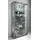 MID.YOU Vitrine Lumo mit LED ca. 59x115x18 cm Silber