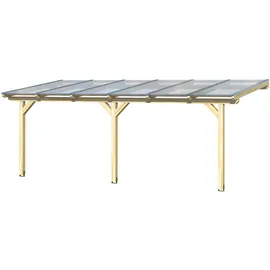 SKANHOLZ Terrassenüberdachung Andria 648 x 300 cm beige
