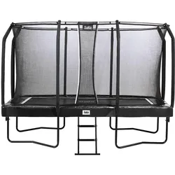 Trampolin - First Class - 366 x 214 cm - Rechteckig Schwarz SCHWARZ 366 cm