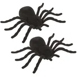 Out of the blue Vogelspinne Scherzartikel - Spinne Halloween Dekoration im 2er-Set