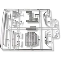 TAMIYA Anbauteile K-Teile Spiegel Trittbretter 56375 Silber