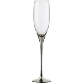 Eisch exklusiv Champagner 2er Set Weingläser, silber