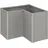 Belvedere Maxi L100 102 x 102 x 77 cm quarzgrau-metallic