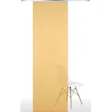 LIEDECO Schiebegardine (1 St), Klettband, halbtransparent, HxB: 245x60, ohne Paneelwagen gelb