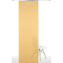 LIEDECO Schiebegardine (1 St), Klettband, halbtransparent, HxB: 245x60, ohne Paneelwagen gelb