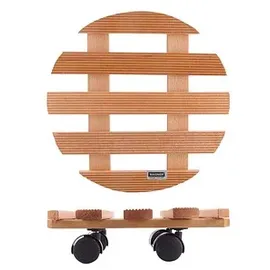 Wagner System WAGNER® design yourself Pflanzenroller COUNTRY GH 0182 Holz hellbraun rund 30,0 x 8,2 cm