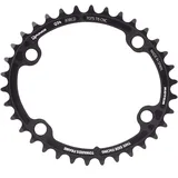 Rotor Bike Components Kettenblatt oval BCD110x4 34 Zähne Schwarz