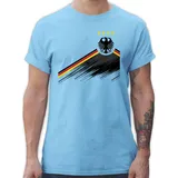 Shirtracer T-Shirt Adler Trikot mit Deutschland Flagge, Nationalmannschaft Germany 4 Ste 2026 Fussball WM Fanartikel blau L