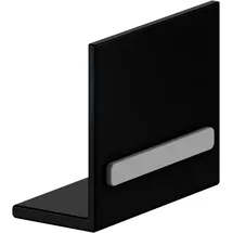 Keuco Griff für Spiegelschränke 14590370100 selbstklebend, 5 x 4,2 x 2,3 cm, schwarz matt