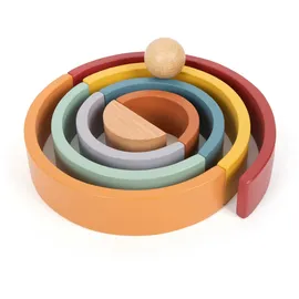 Small Foot Company Holzbausteine Regenbogen "Safari" (12318)