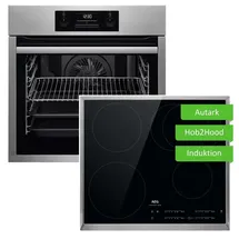 AEG Herdset 71 Liter mit Induktionskochfeld PowerBooster