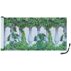 Maximex Balkon-Sichtschutz naturfrohem Efeu-Motiv, 5 m