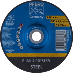 PFERD Schruppscheiben E 180-7 PSF STEEL