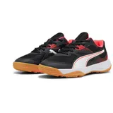 Puma SolarFLASH II Hallenschuhe Kinder 06 black/fire orchid/white/gum 38.5