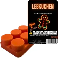 WonderWax Neon Duftriegel 6 x Duftwachs Kreise Wachsmelt Duftwachs Raumduft für Duftlampen Soja Wachs Melts Duftmelt Aroma Wellnes Kerzen Wärmer Wax Tarts Lebkuchen