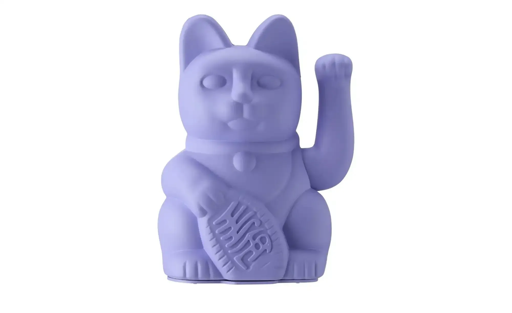 DONKEY Winkekatze   , lila/violett , Kunststoff , Maße (cm): B: 8,5 H: 15