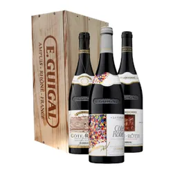 Trilogie Guigal - La Landonne - La Turque - La Mouline 2020 - Holzkiste - E. Guigal