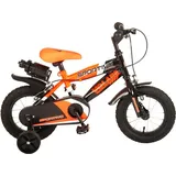 Volare Sportivo Jungen 12 Zoll Kinderrad Neon Orange Schwarz