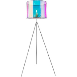 Design Stand Decken Fluter Wohn Schlaf Zimmer Steh Lampe mehrfarbig im Set inkl. LED Leuchtmittel