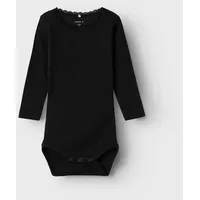 NAME IT Mädchen NBFKAB LS NOOS Body, Black, 92