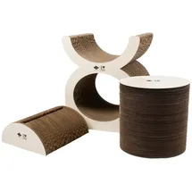 D&D Kratzbrett Faye 40 x 30 x 46 cm braun/beige