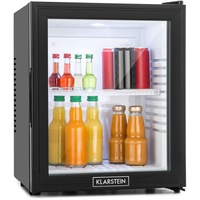Klarstein MKS-13 Minibar Mini-Kühlschrank 3 Temperaturen 30L 23 dB Glastür Schwarz / Weiß