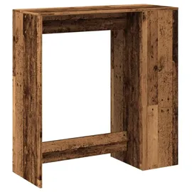vidaXL Bartisch mit Regal 101 x 40 x 103,5 cm Braun