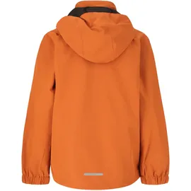 Weather Report Outdoorjacke WEATHER REPORT "Borise Jr.", Kinder, Gr. 128, orange, 90% Polyester, 10% Elasthan, mehrfarbig, normal, hoch geschlossener Ausschnitt, Jacken Outdoorjacke, mit wasserdichter Ausstattung
