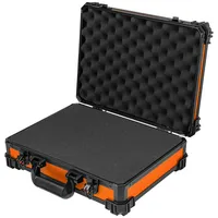 HMF 15502-18 Transportkoffer mit Rasterschaumstoff, Universalkoffer, 39 x 29