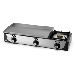 Industrielle Griddle 800 Gas 6MM mit HR-Kochfeld.